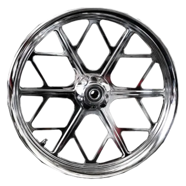 Lyndall Fan Tab Wheel - Front - No / Chrome / 16 x 3.5 - Wheels